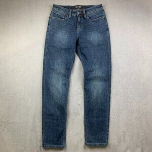 DU/ER Mens Pants 29 Blue Jeans Fireside Fleece Lined L2X Slim Fit Stretch 29x30